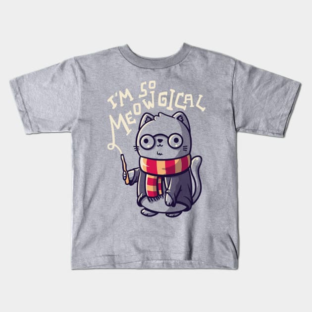 I’m So Meowgical Kids T-Shirt by koalastudio